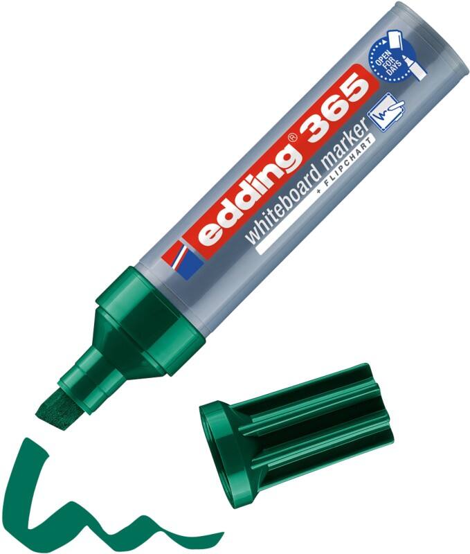 edding E-365 Whiteboard-marker Groen Beitelpunt - 7 mm