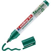 edding ecoline E-21 Permanentmarker Ronde punt 1,5 - 3 mm Groen Navulbaar