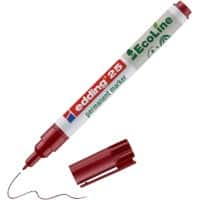 edding ecoline E-25 Permanentmarker Ronde punt 1 mm Rood Navulbaar