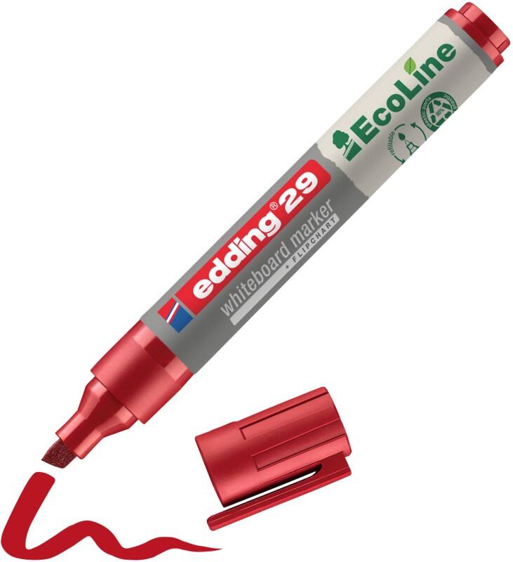 edding ecoline E-29 Whiteboard-marker Rood Beitelpunt - 5 mm