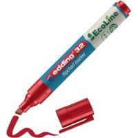 edding ecoline E-32 Flipovermarker Beitelpunt 1 - 5 mm Rood Navulbaar