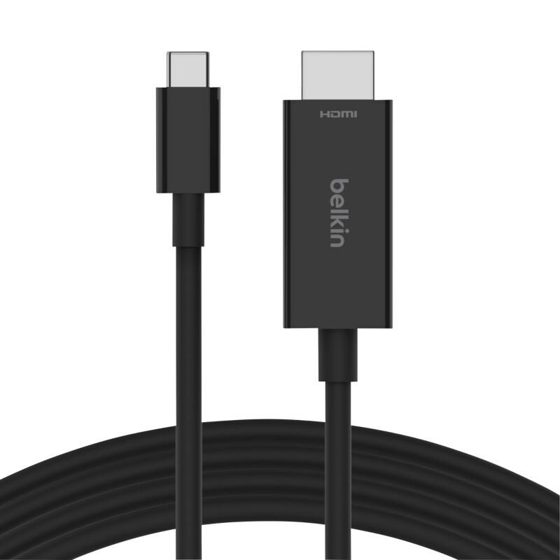 Belkin Adapterkabel USB-C Male HDMI Male 2 m Zwart