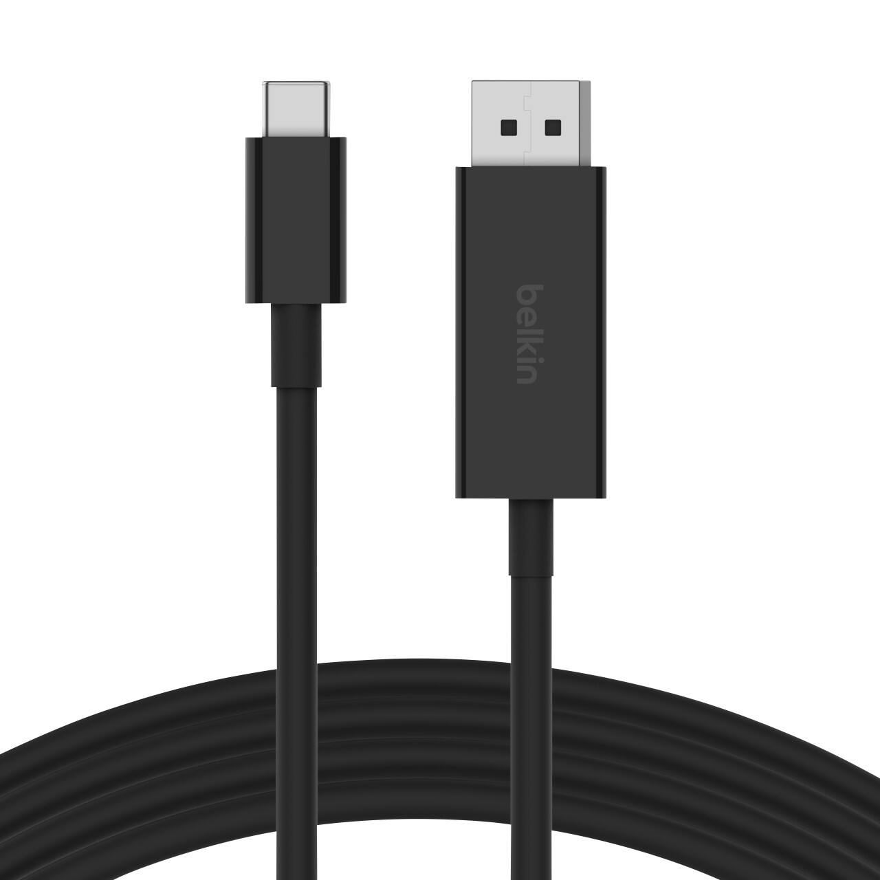 Belkin Adapterkabel USB-C Male DisplayPort Male 2 m Zwart