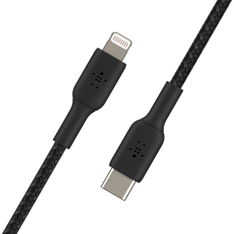 Belkin Oplaadkabel Apple Lightning USB-C Male 1 m Zwart