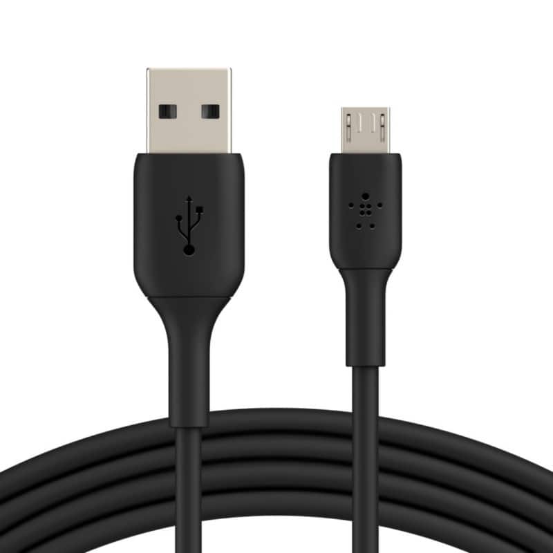 Belkin Oplaadkabel USB-A Male USB Micro-B Male 1 m Zwart