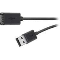 Belkin USB-kabel USB-A Male USB-A Female 3 m Zwart