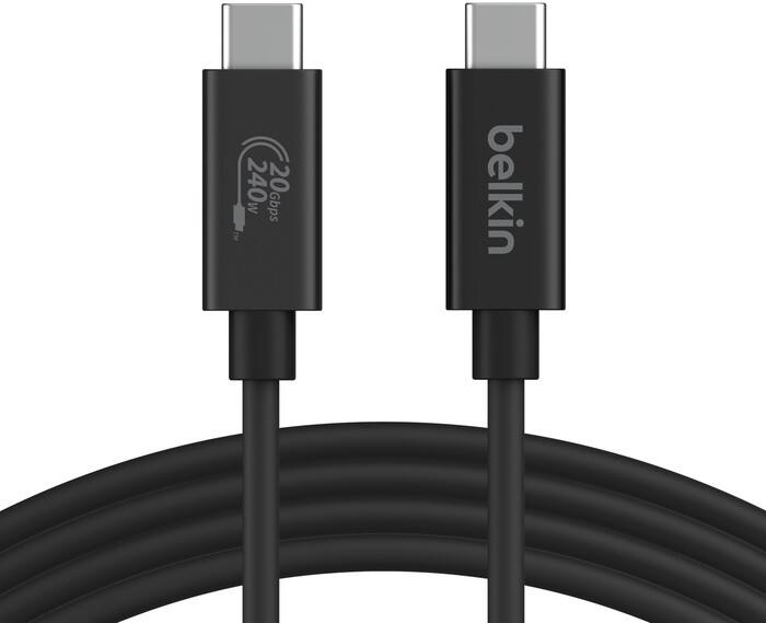 Belkin USB-kabel USB-C Male USB-C Male 2 m Zwart