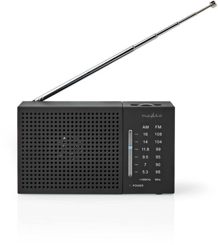 Nedis Radio RDFM1200BK Zwart