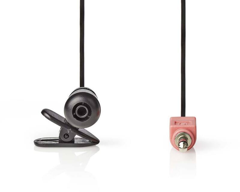 Nedis MICCJ100BK Microfoon Bedraad 1,8 m Zwart