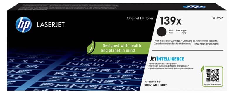 HP 139X Origineel Tonercartridge W1390X Zwart