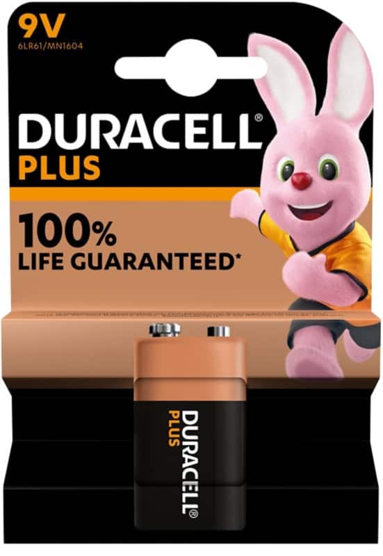 Duracell Batterij 4142190 9V Alkaline