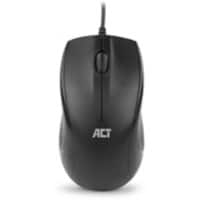 ACT AC5006 Muis Bedraad Zwart Geschikt voor linkshandigen