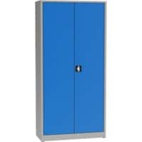 Universal Kast Metaal 4 Planken 950 x 400 x 1.950 mm Grijs, lichtblauw