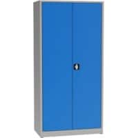 Universal Kast Metaal 4 Planken 950 x 500 x 1.950 mm Grijs, lichtblauw