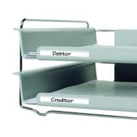 Djois Etikethouder Transparant PET (Polyetheentereftalaat) Klevend 0,05 (B) x 1,98 (D) x 1,19 (H) cm 10 Stuks