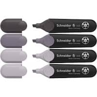 Schneider Job Tekstmarker Multikleur Breed Viltstift 5 mm 4 Stuks