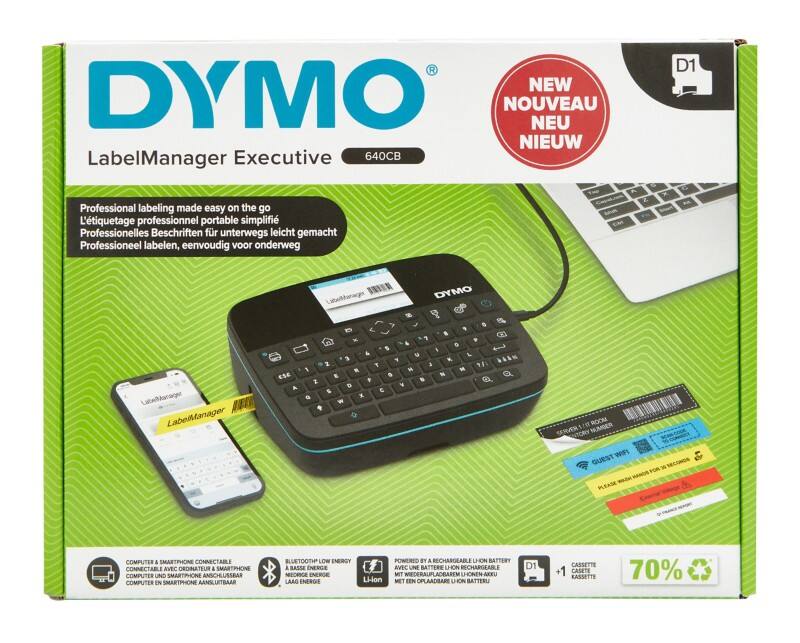 DYMO LabelManager Executive 640 CB Labelprinter Thermisch AZERTY Zwart