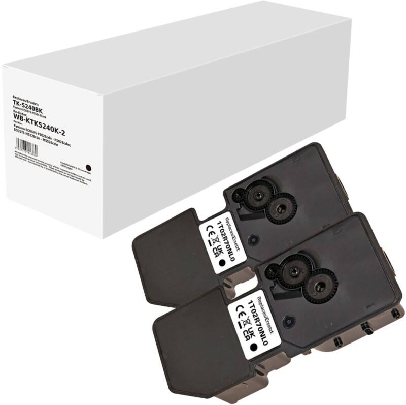 TK-5240K Compatibel Kyocera Tonercartridge Zwart