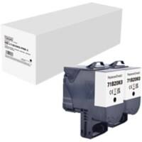 Compatibel Lexmark Tonercartridge Zwart