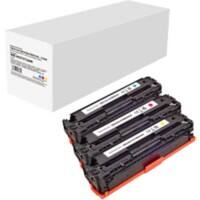 CF373AM Compatibel HP Tonercartridge Cyaan, magenta, geel 3 stuks