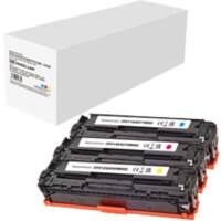U0SL1AM Compatibel HP Tonercartridge Cyaan, magenta, geel 3 stuks