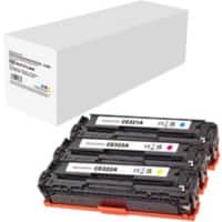 CF371AM Compatibel HP Tonercartridge Cyaan, magenta, geel 3 stuks