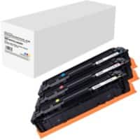 CF411X/CF412X/CF413X Compatibel HP Tonercartridge Cyaan, magenta, geel 3 stuks