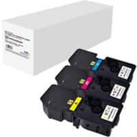 TK-5240C/M/Y Compatibel Kyocera Tonercartridge Cyaan, magenta, geel 3 stuks