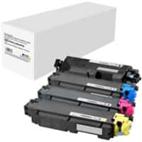TK-5140K/C/M/Y Compatibel Kyocera Tonercartridge Zwart, cyaan, magenta, geel 4 stuks