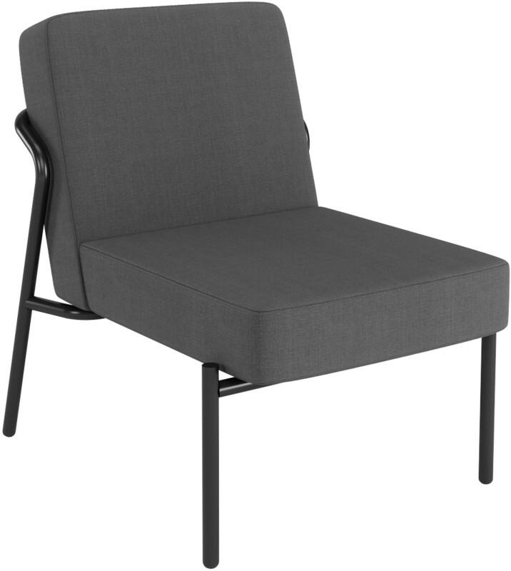 Medso Fauteuil Houtskool 580 x 743 x 736 mm