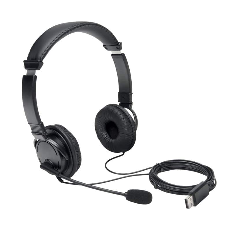 Kensington K97601WW Bedraad Headset Over het hoofd USB Met microfoon Stereo Zwart