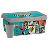 PAPSTAR Take and Return Box Wauw Niet-wegwerp Herbruikbare beker Kunststof 180 ml Grijs 150 mm 150 Stuks à 180 ml