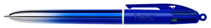 BIC 4 Colours Balpen Blauw, groen, rood, zwart 0,32 mm Medium Balpen Navulbaar
