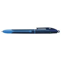 BIC 4 Colours Balpen Blauw, groen, rood, zwart 0,32 mm Medium Balpen Navulbaar