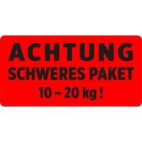 AVERY Zweckform Waarschuwingsetiketten 7254 Zelfklevend 50 x 100 mm Rood 200 Stuks