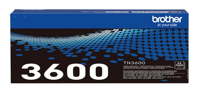 Brother TN3600 Origineel Tonercartridge Zwart