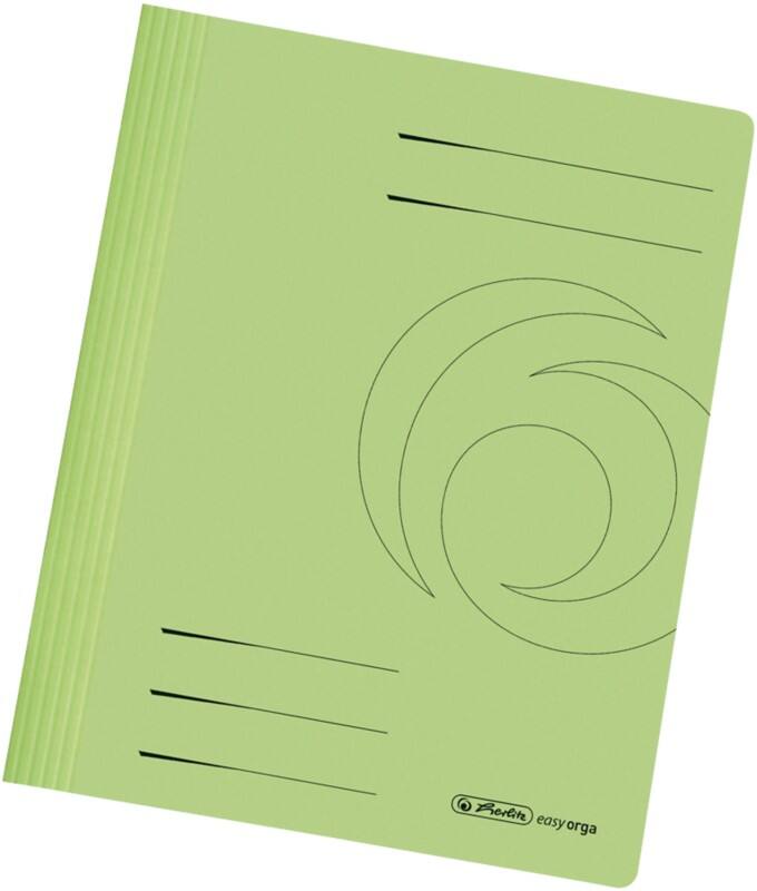 herlitz Snelhechter A4 Lichtgroen Karton Gerecycled 10 Stuks