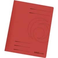 herlitz Snelhechter A4 Rood Karton Gerecycled 10 Stuks