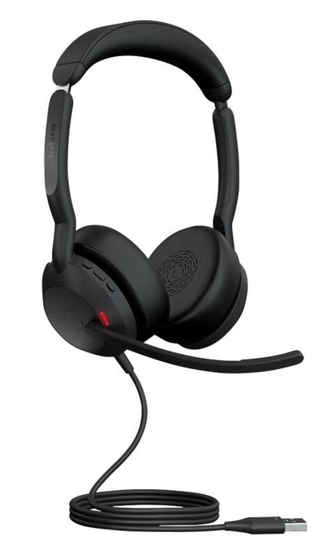 Jabra Evolve2 5 Bedraad Stereo Headset Over het hoofd USB Zwart