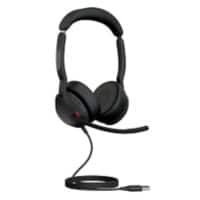 Jabra Evolve2 5 Bedraad Stereo Headset Over het hoofd USB Zwart
