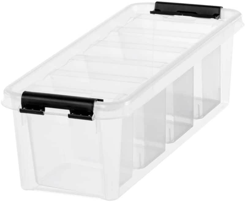 SmartStore Classic Kunststof Opbergdoos 3,5 l Met deksel Transparant 14 x 38 x 11 cm