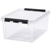 SmartStore Classic Opbergdoos 14 l Met deksel Transparant 30 x 40 x 18 cm