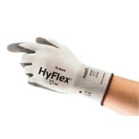 Ansell HyFlex Mechanical Protection Werkhandschoenen HPPE, Nylon, Spandex en PU (Polyurethaan) Extra Extra Extra Large (XXXL) Grijs, wit 12 Paar