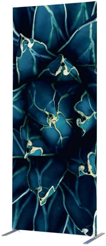 SHOWDOWN Deco Scheidingswand Aluminium Blauw 870 x 450 x 2.020 mm