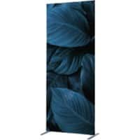 SHOWDOWN Deco Scheidingswand Aluminium Blauw 1.020 x 450 x 2.020 mm