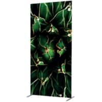 SHOWDOWN Deco Scheidingswand Aluminium Groen 1.020 x 450 x 2.020 mm