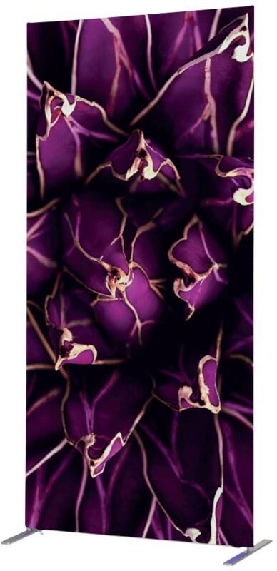 SHOWDOWN Deco Scheidingswand Aluminium Paars 1.020 x 450 x 2.020 mm