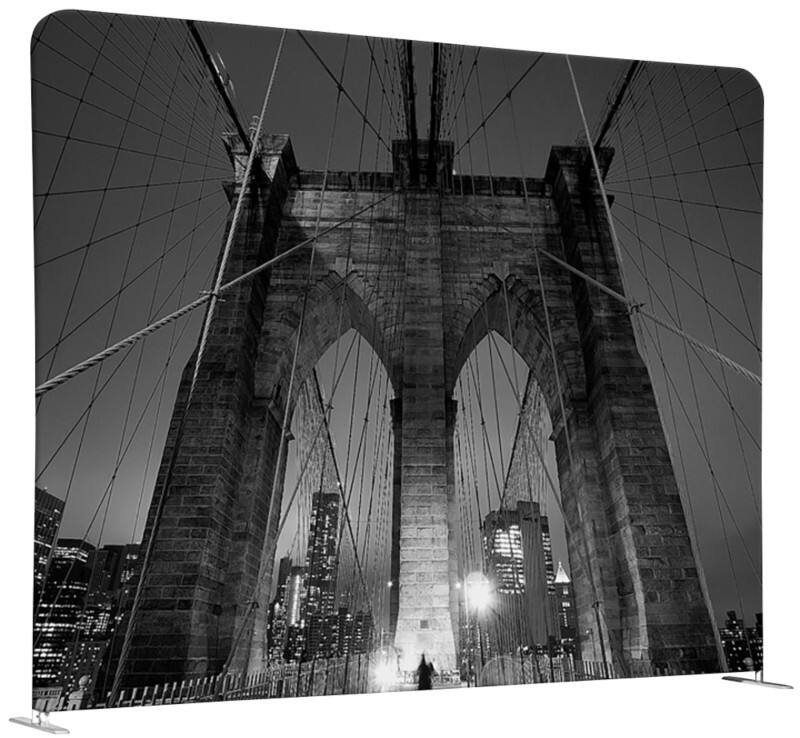 SHOWDOWN EU Scheidingswand Aluminium Zilver 1,500 x 1,500 x 450 mm