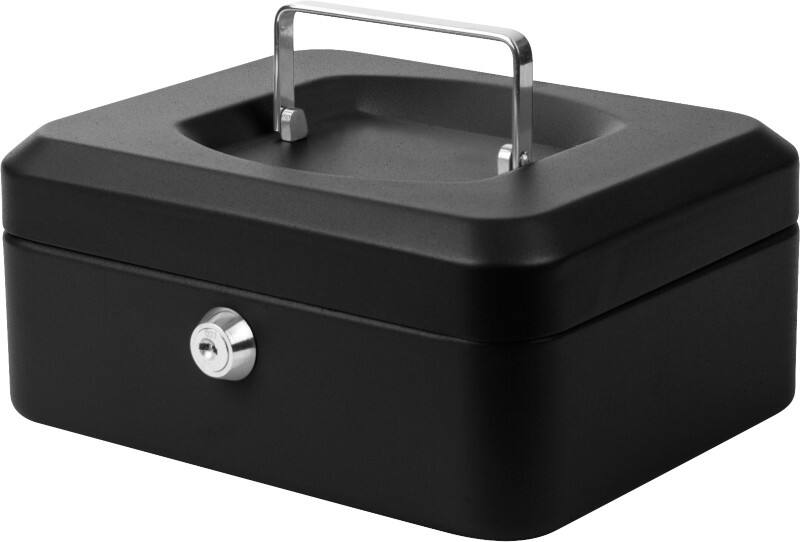 Pavo Geldkist Sleutel 200 x 168 x 93 mm Zwart