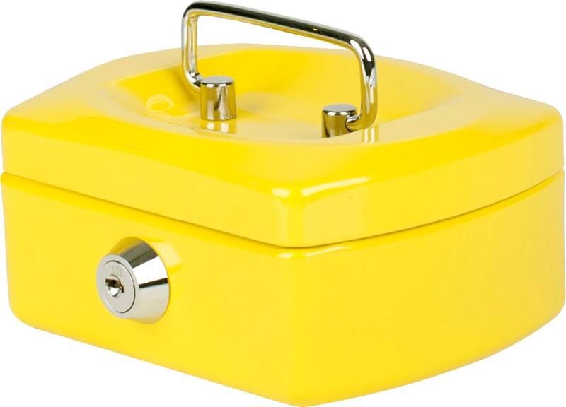 Pavo Geldkist Sleutel 125 x 94 x 60 mm Geel